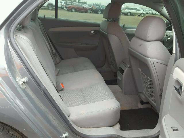 1G1ZG57B88F209866 - 2008 CHEVROLET MALIBU LS ნაცრისფერი ფოტო 6