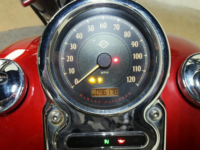 1HD1GV41XDC316802 - 2013 HARLEY-DAVIDSON FXDC DYNA RED photo 10