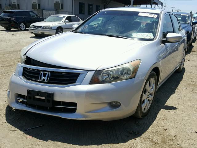 1HGCP36839A041805 - 2009 HONDA ACCORD EXL SILVER photo 2