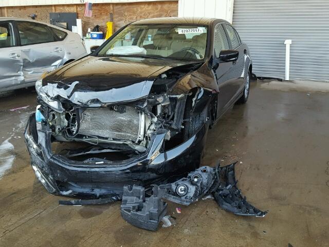 1HGCP2F42BA104230 - 2011 HONDA ACCORD BLACK photo 2