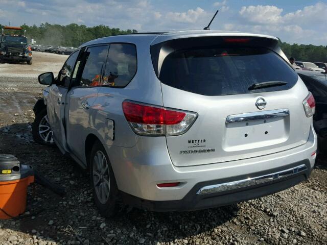 5N1AR2MN6EC660038 - 2014 NISSAN PATHFINDER SILVER photo 3