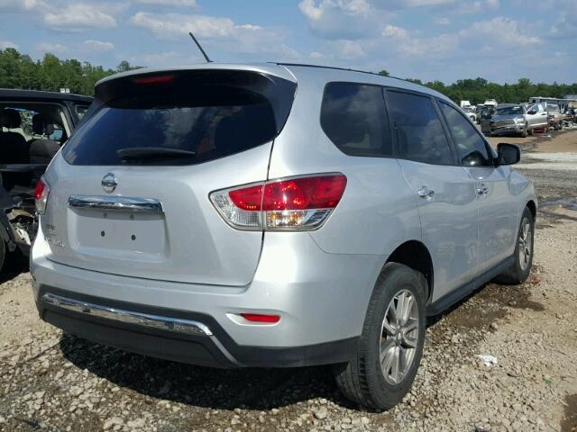 5N1AR2MN6EC660038 - 2014 NISSAN PATHFINDER SILVER photo 4
