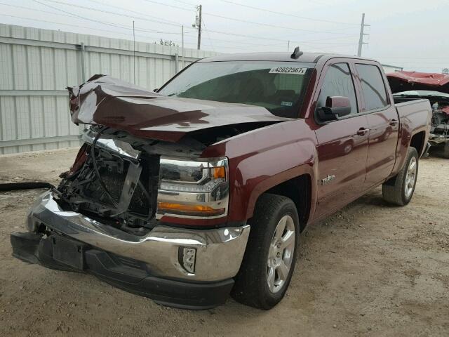 3GCPCREC3GG352539 - 2016 CHEVROLET SILVERADO RED photo 2