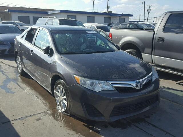 4T4BF1FK5CR159519 - 2012 TOYOTA CAMRY BASE GRAY photo 1