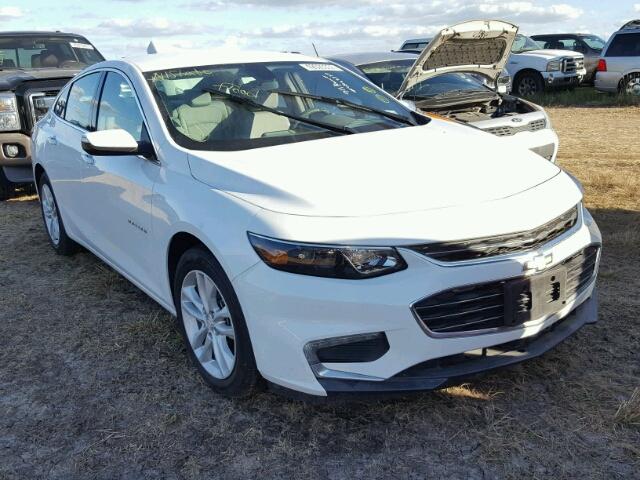 1G1ZE5ST4HF171025 - 2017 CHEVROLET MALIBU LT WHITE photo 1