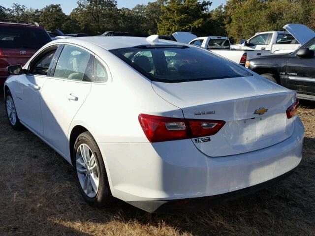 1G1ZE5ST4HF171025 - 2017 CHEVROLET MALIBU LT WHITE photo 3