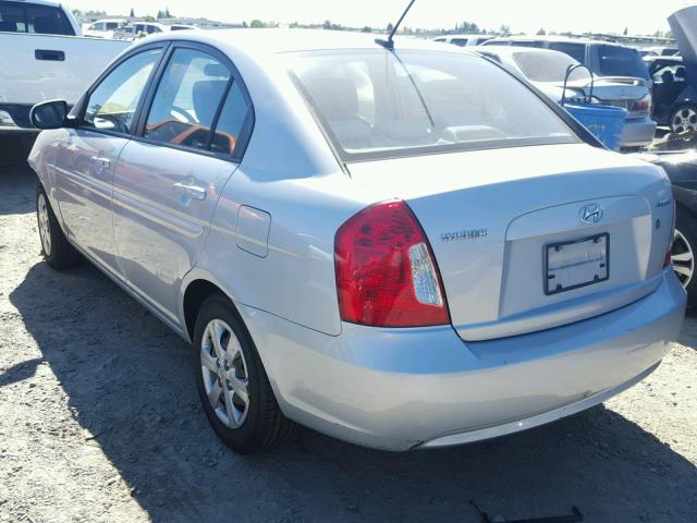 KMHCN4AC5BU610045 - 2011 HYUNDAI ACCENT GLS SILVER photo 3