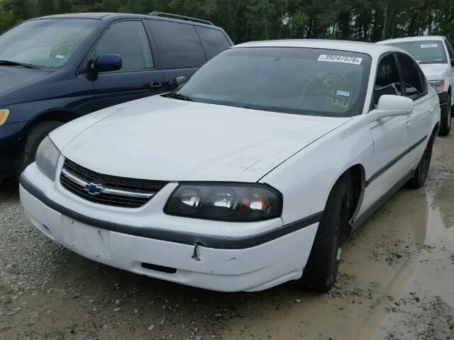 2G1WF55E8Y9313074 - 2000 CHEVROLET IMPALA WHITE photo 2