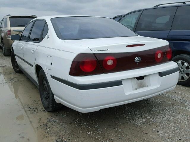 2G1WF55E8Y9313074 - 2000 CHEVROLET IMPALA WHITE photo 3