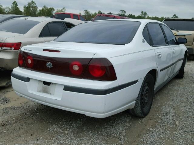 2G1WF55E8Y9313074 - 2000 CHEVROLET IMPALA WHITE photo 4