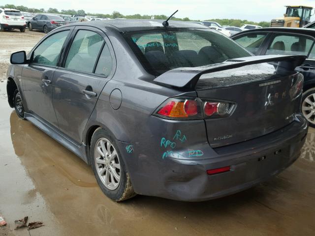 JA32U2FU2BU023843 - 2011 MITSUBISHI LANCER ES/ GRAY photo 3