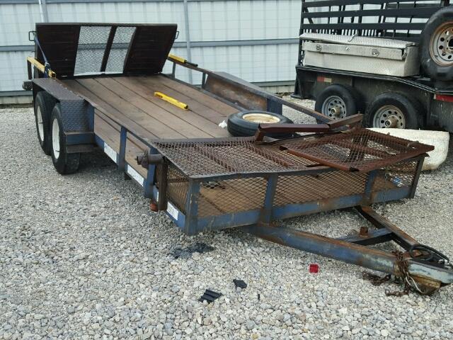 4GKUR1821TC000677 - 1996 UTILITY TRAILER BLACK photo 1