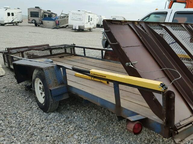 4GKUR1821TC000677 - 1996 UTILITY TRAILER BLACK photo 3