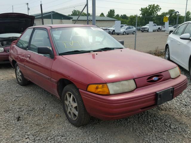 1FASP11J0SW238938 - 1995 FORD ESCORT LX RED photo 1