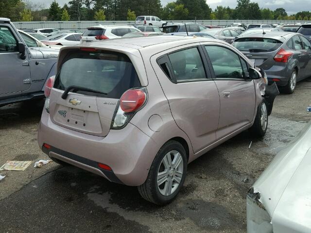 KL8CB6S96DC609497 - 2013 CHEVROLET SPARK PINK photo 4