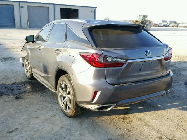 2T2ZZMCAXHC064987 - 2017 LEXUS RX GRAY photo 3