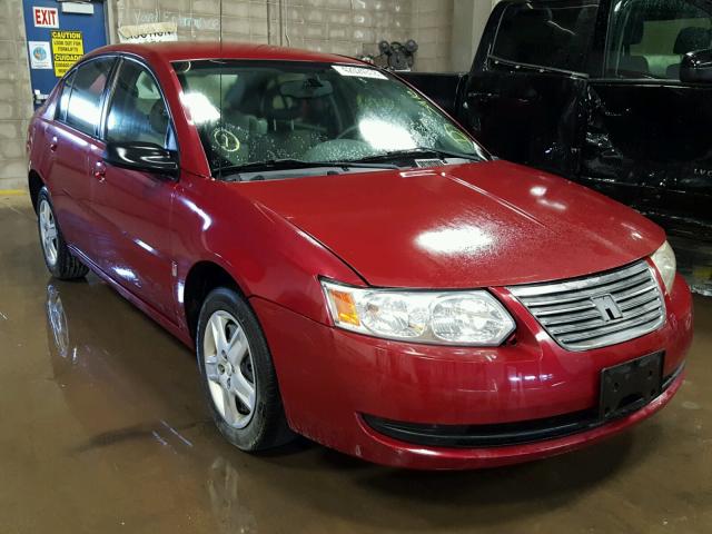 1G8AJ55F37Z132942 - 2007 SATURN ION LEVEL MAROON photo 1