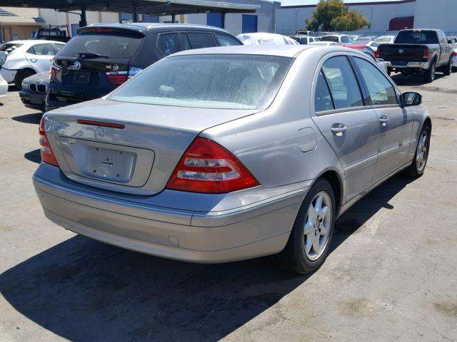 WDBRF61J93A488510 - 2003 MERCEDES-BENZ C 240 GOLD photo 4