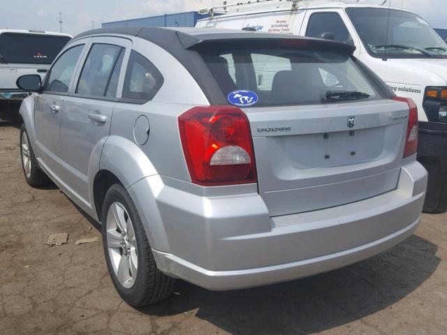 1B3CB3HA7BD269504 - 2011 DODGE CALIBER MA SILVER photo 3