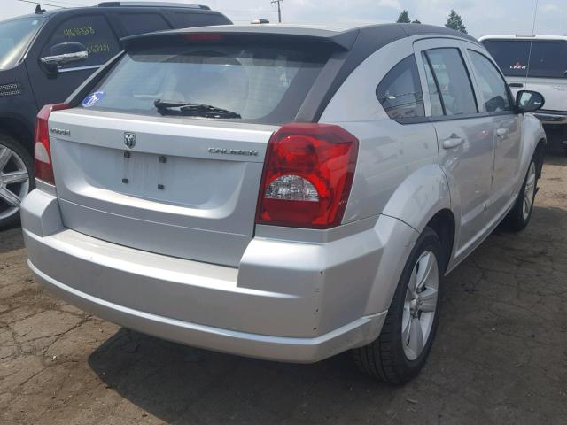 1B3CB3HA7BD269504 - 2011 DODGE CALIBER MA SILVER photo 4