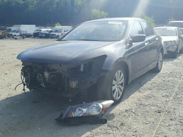 1HGCP3F87BA004228 - 2011 HONDA ACCORD EXL BROWN photo 2