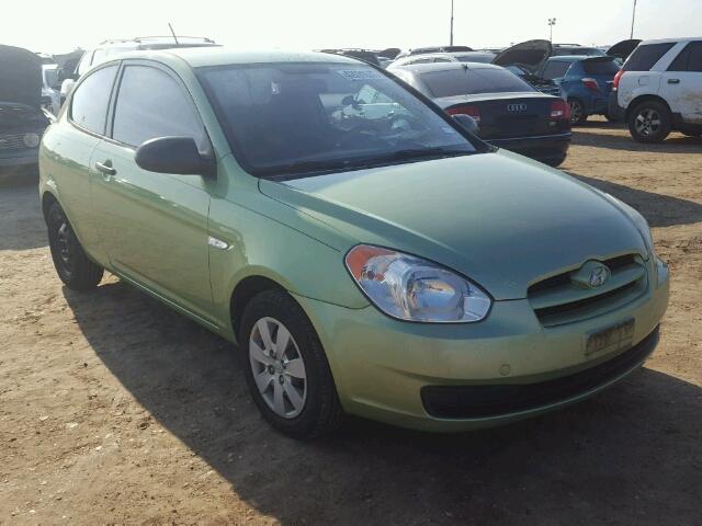 KMHCM36C89U139721 - 2009 HYUNDAI ACCENT GREEN photo 1