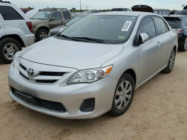 JTDBU4EE4B9160065 - 2011 TOYOTA COROLLA BA SILVER photo 2