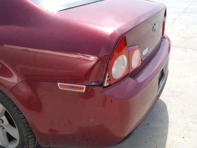 1G1ZK57B58F295880 - 2008 CHEVROLET MALIBU LTZ წითელი ფოტო 9
