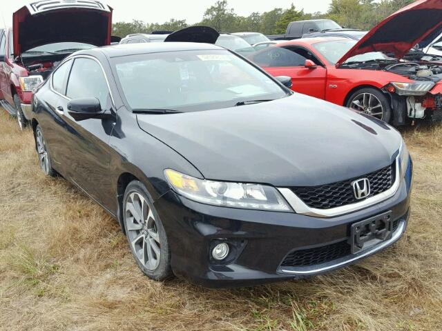 1HGCT2B89DA010563 - 2013 HONDA ACCORD EXL BLACK photo 1