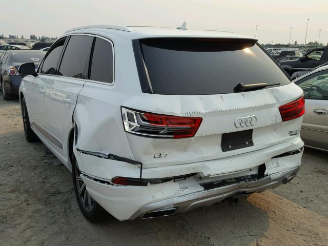 WA1VAAF73HD040987 - 2017 AUDI Q7 PRESTIG WHITE photo 3