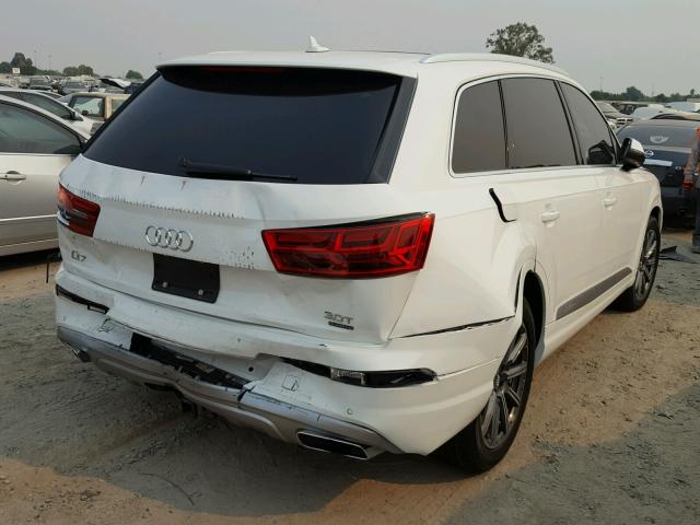 WA1VAAF73HD040987 - 2017 AUDI Q7 PRESTIG WHITE photo 4