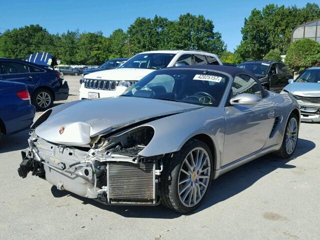 WP0CB29845U731851 - 2005 PORSCHE BOXSTER S SILVER photo 2