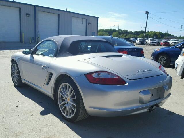 WP0CB29845U731851 - 2005 PORSCHE BOXSTER S SILVER photo 3