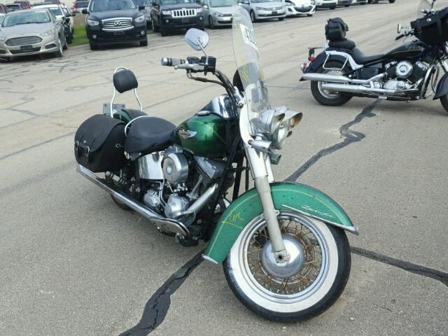 1HD1JDV15DB018948 - 2013 HARLEY-DAVIDSON FLSTN SOFT GREEN photo 1