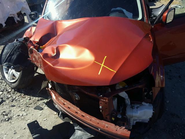 JF2SH6CC7AH773661 - 2010 SUBARU FORESTER ORANGE photo 7