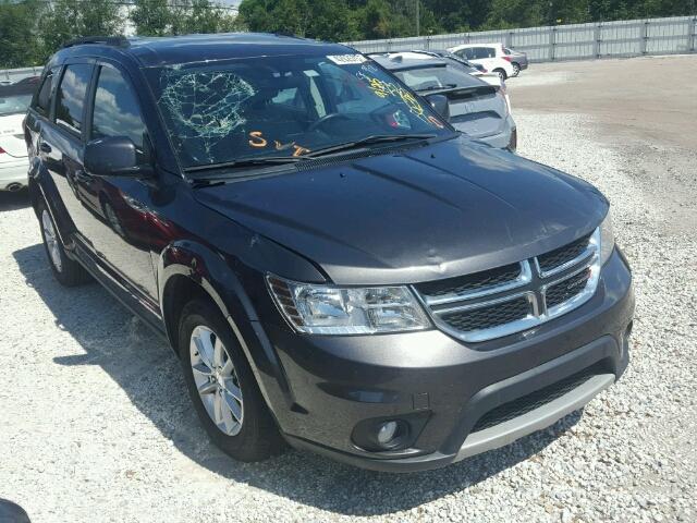 3C4PDCBG4FT718371 - 2015 DODGE JOURNEY GRAY photo 1