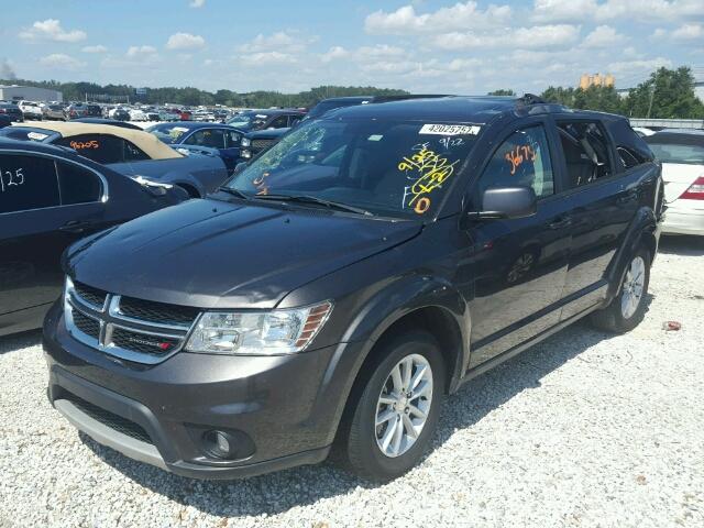 3C4PDCBG4FT718371 - 2015 DODGE JOURNEY GRAY photo 2