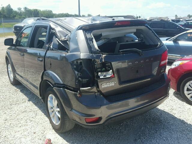 3C4PDCBG4FT718371 - 2015 DODGE JOURNEY GRAY photo 3