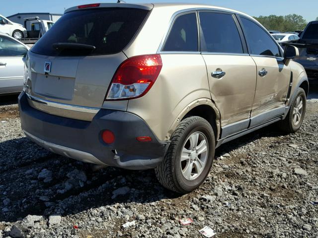 3GSCL33P88S611191 - 2008 SATURN VUE XE GOLD photo 4