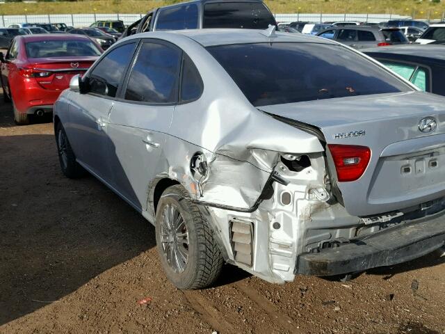 KMHDU46DX9U790898 - 2009 HYUNDAI ELANTRA GL SILVER photo 3