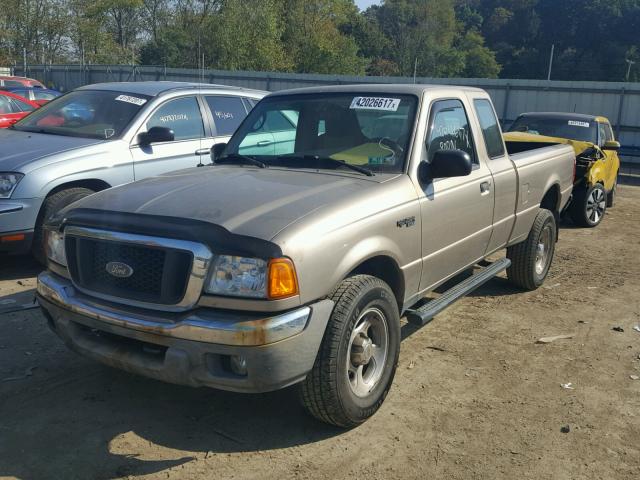 1FTYR15E15PA00798 - 2005 FORD RANGER SUP TAN photo 2