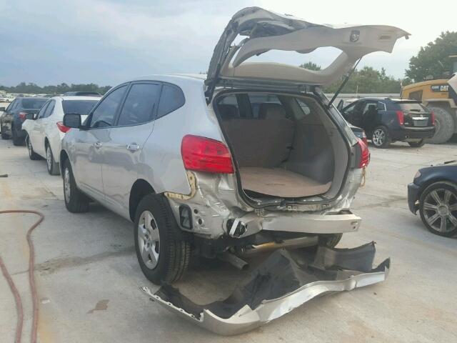 JN8AS58T89W330123 - 2009 NISSAN ROGUE S SILVER photo 3