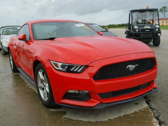 1FA6P8AM9F5347575 - 2015 FORD MUSTANG RED photo 1