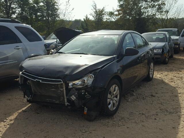 1G1PA5SH1E7284029 - 2014 CHEVROLET CRUZE LS BLACK photo 2