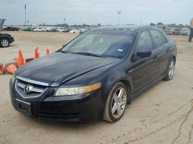 19UUA66225A062867 - 2005 ACURA TL BLACK photo 2