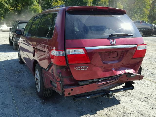 5FNRL38816B005468 - 2006 HONDA ODYSSEY TO RED photo 3