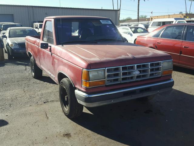 1FTCR10A0MPA76168 - 1991 FORD RANGER RED photo 1