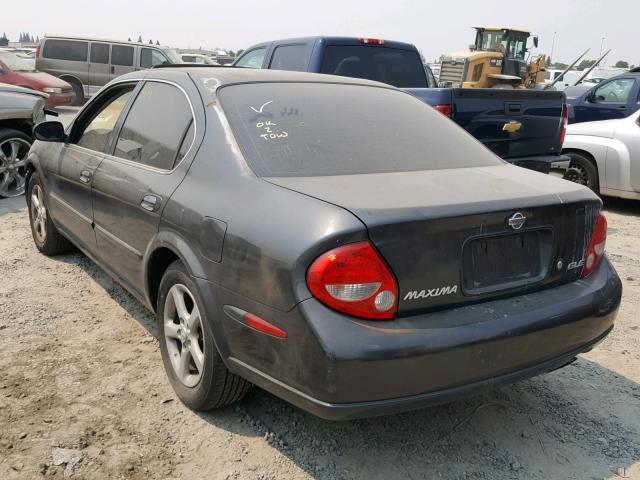 JN1CA31D81T628792 - 2001 NISSAN MAXIMA GXE GRAY photo 3