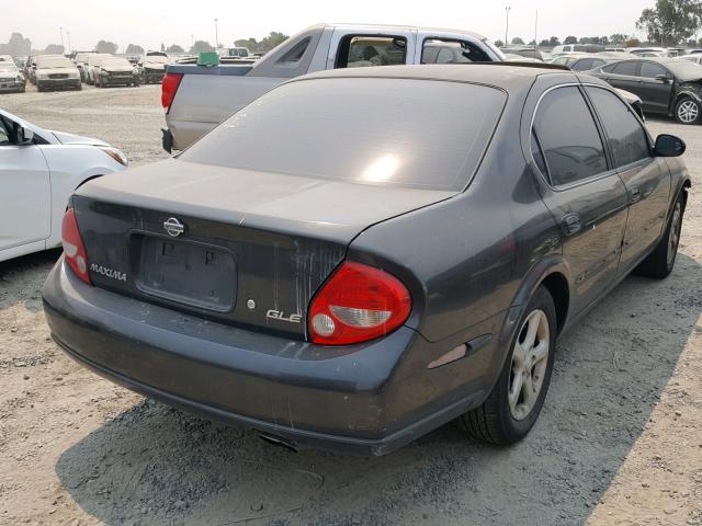 JN1CA31D81T628792 - 2001 NISSAN MAXIMA GXE GRAY photo 4