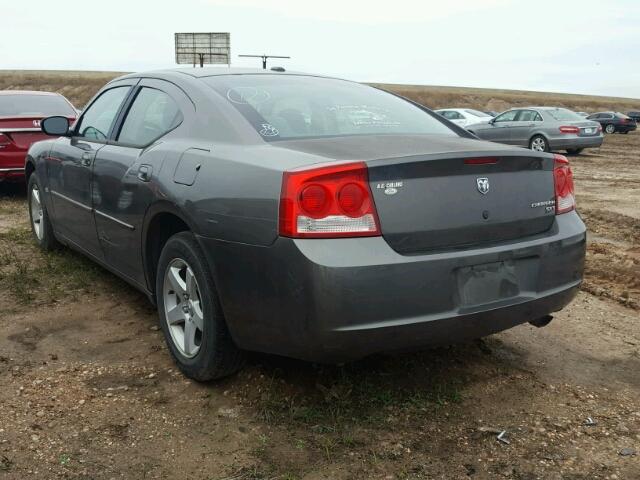 2B3CA3CV6AH194471 - 2010 DODGE CHARGER SX GRAY photo 3